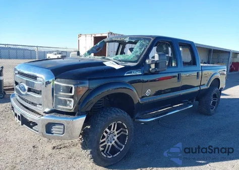 2011 Ford F-250 Xlt из США, поврежденный, VIN 1FT7W2BTXBED07682